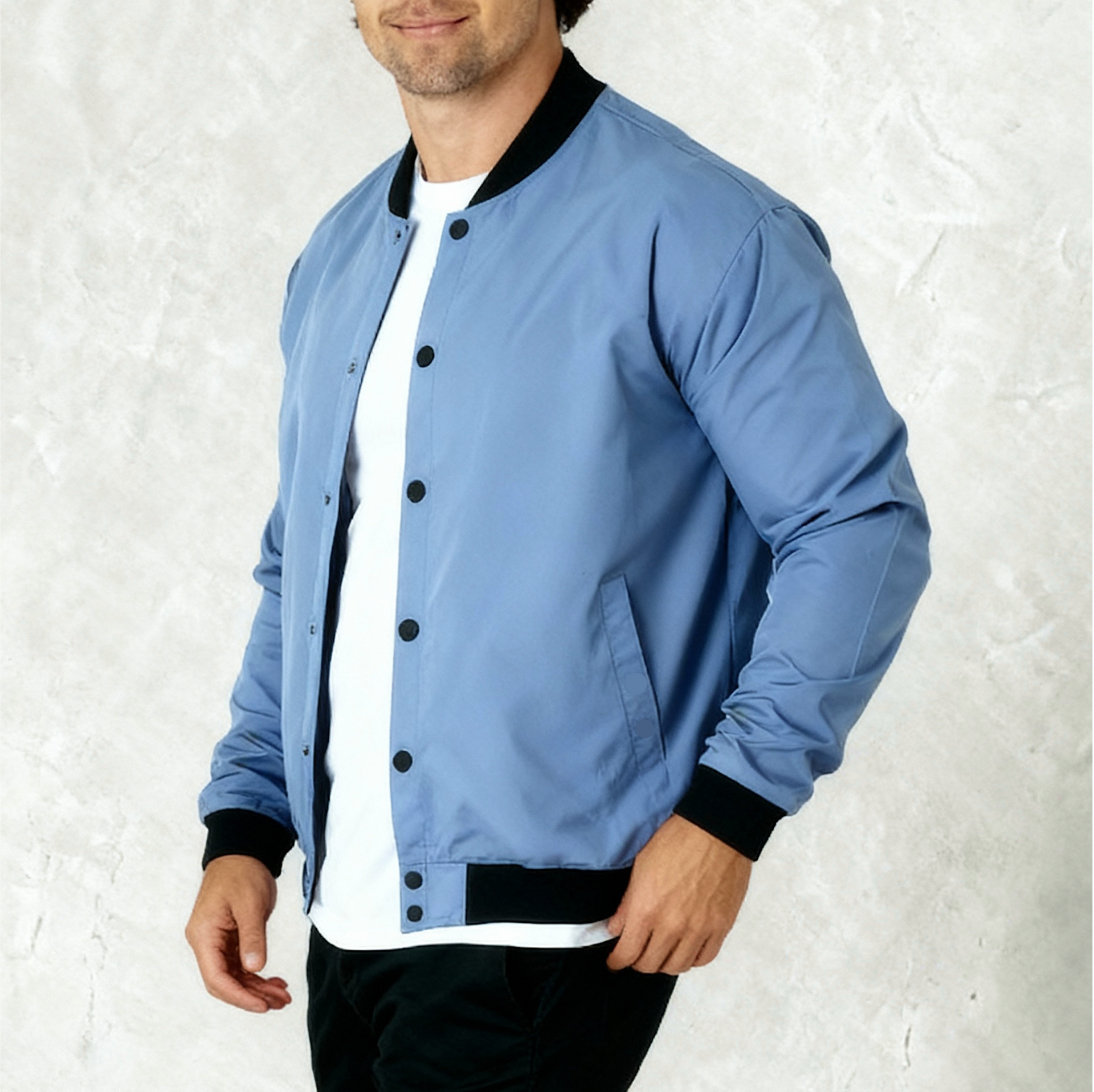 d*4様 archive diesel flare sleeve jacket Men's Denim blazer with craquelé coating | Black | Diesel