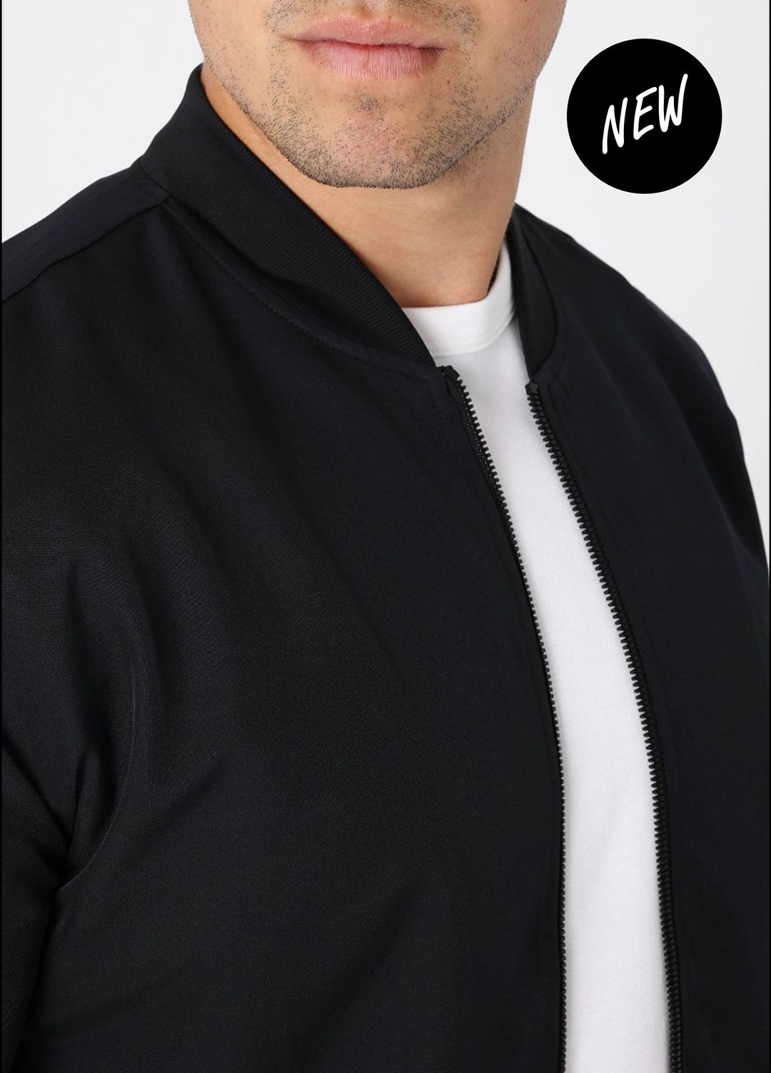 Black Bomber Jacket