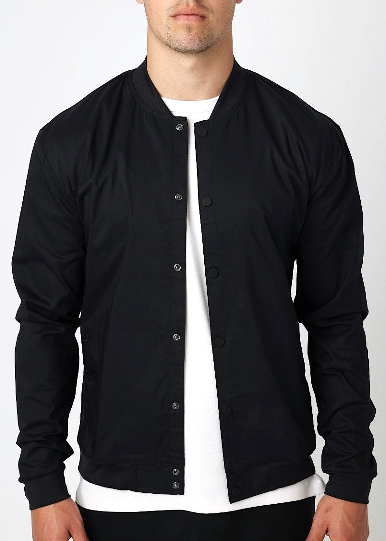 Black Bomber Jacket