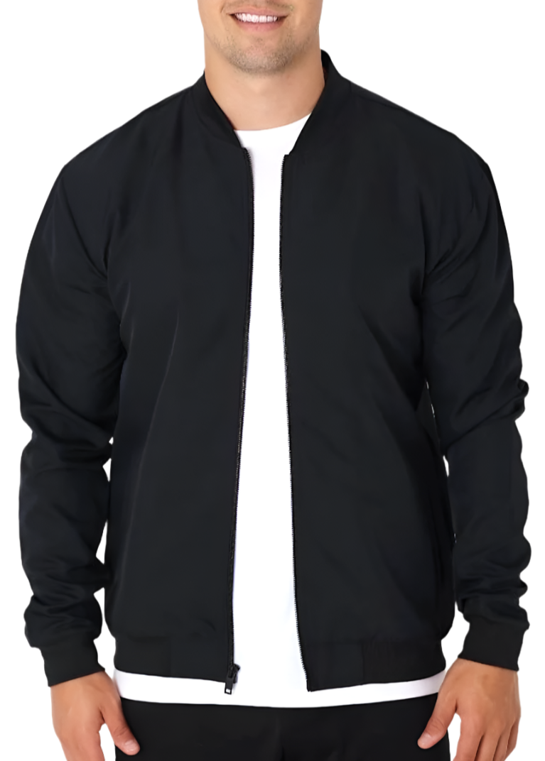 Black Bomber Jacket