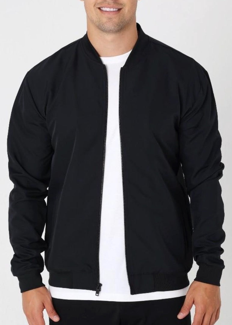 Black Bomber Jacket