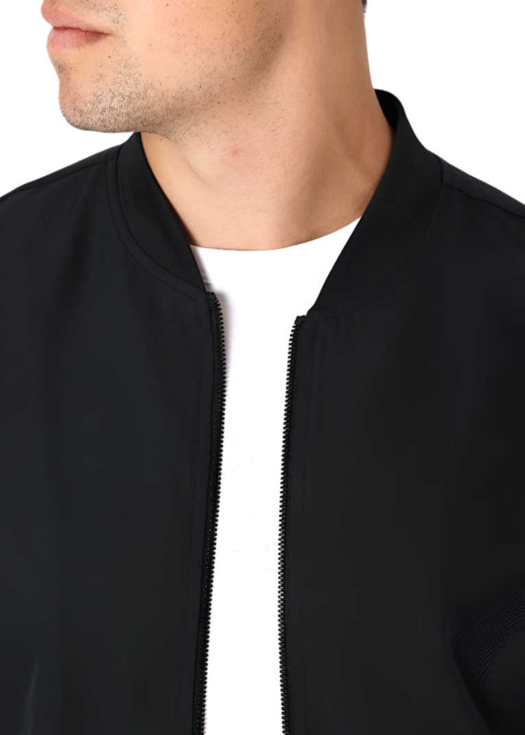 Black Bomber Jacket