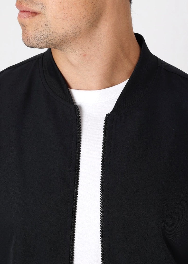 Black Bomber Jacket