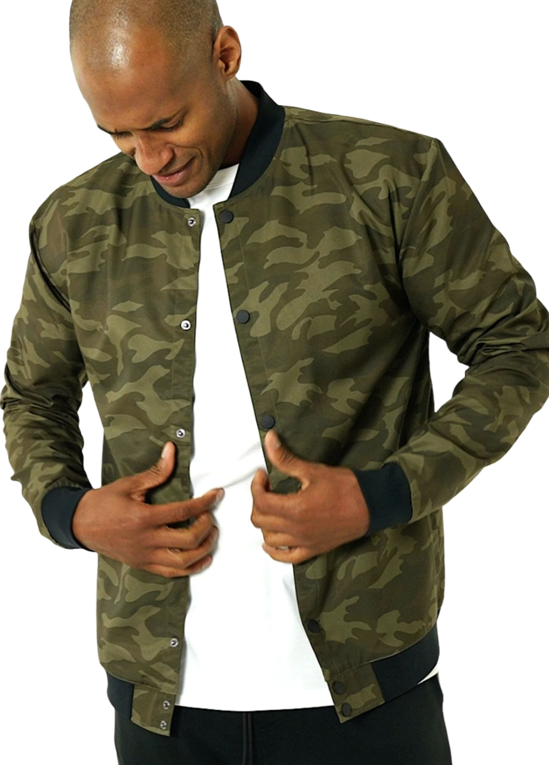 Camo Bomber Jacket