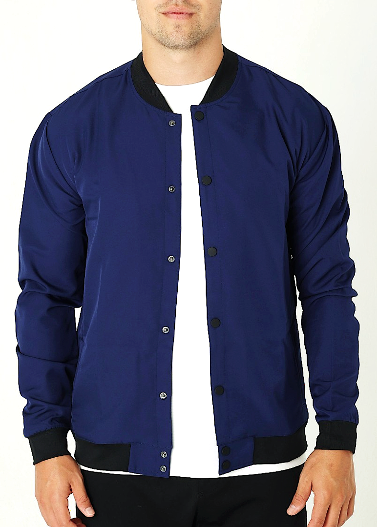 Navy Bomber Jacket