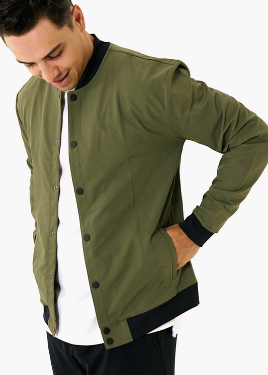 Olive Bomber Jacket