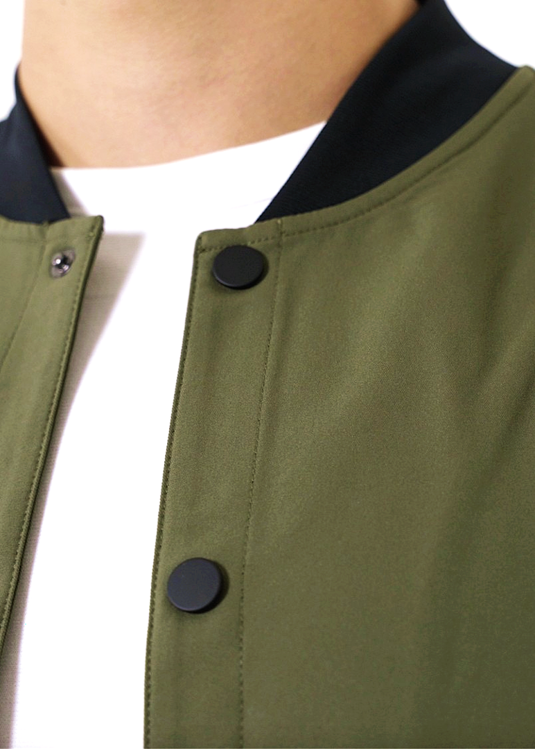 Olive Bomber Jacket