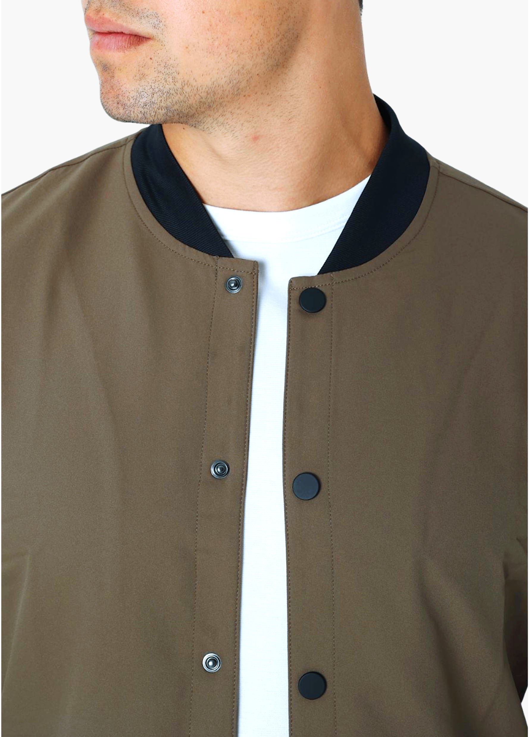 Olive bomber jacket