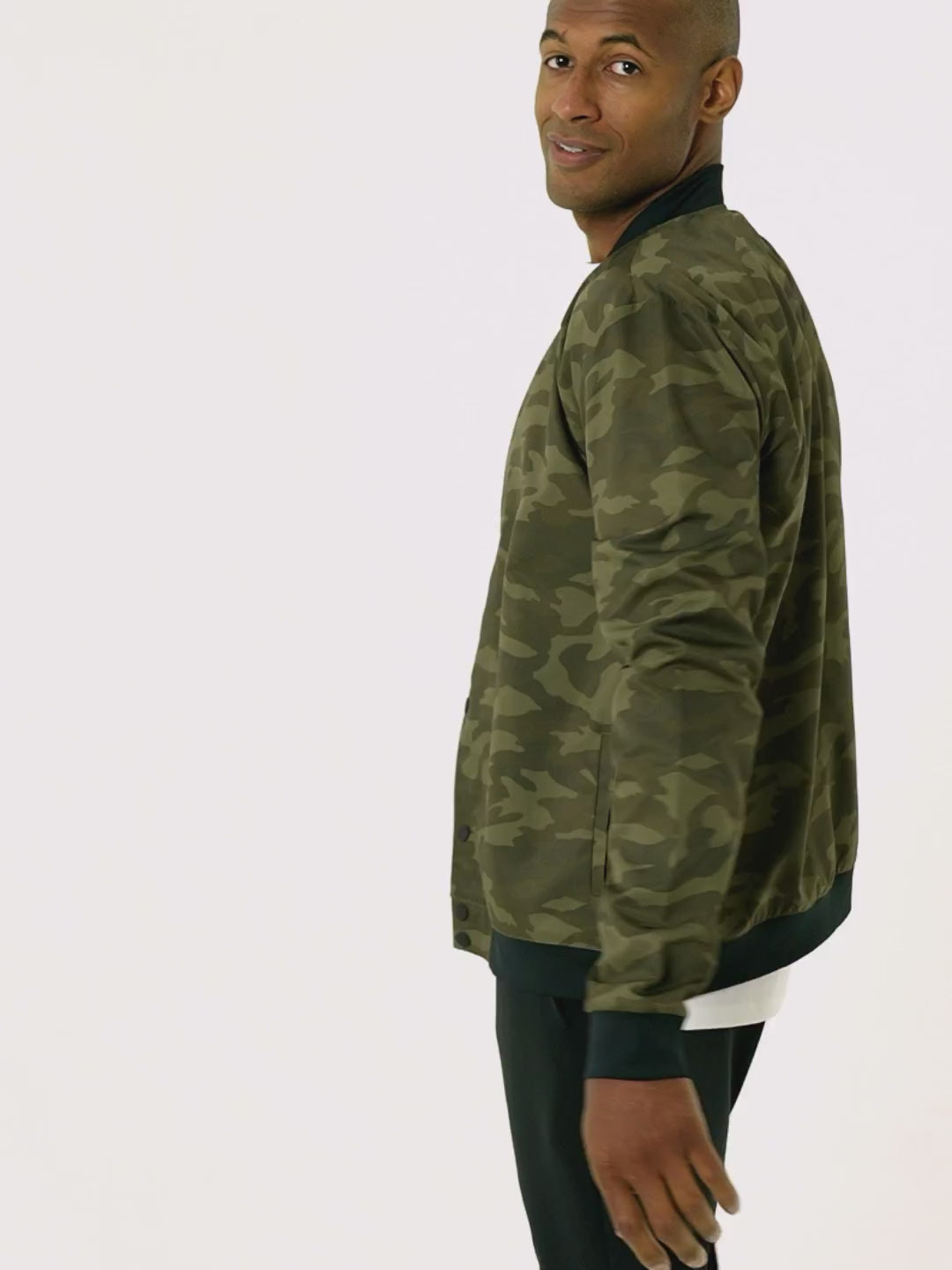 Camo Bomber Jacket