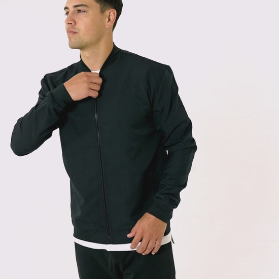 Black Bomber Jacket