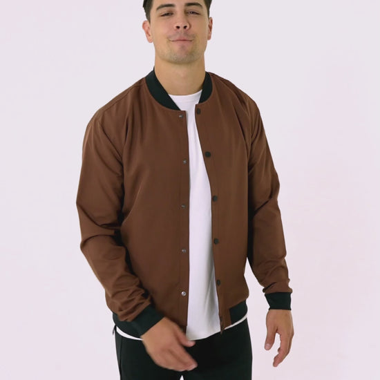 Brown Bomber Jacket