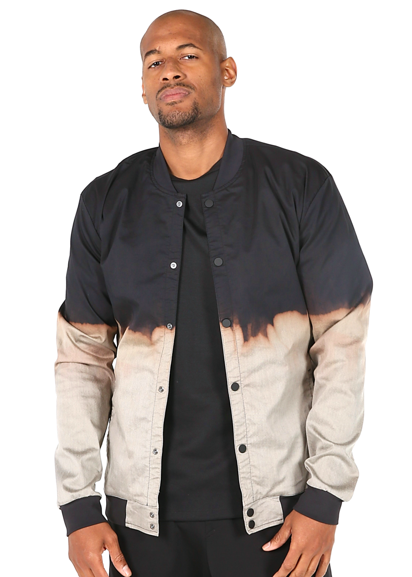 Dip Dye Bomber Jacket